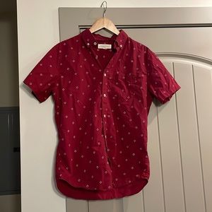 Aeropostale Red Short Sleeved Shirt